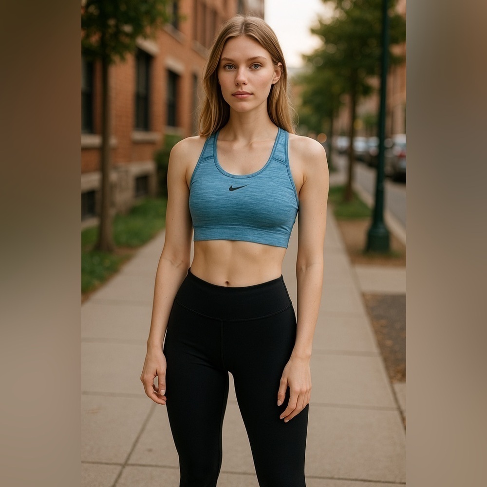 Nike Blue Racerback Sports Bra